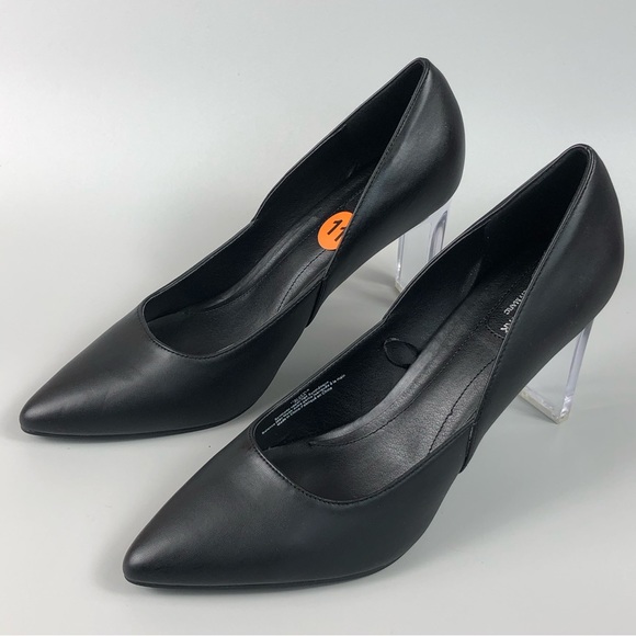 Marc NewYork By Andrew Marc Pointed Toe Clear Heels Size 11 - Picture 4 of 10